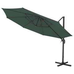 Lauko skėtis Kazuar, tamsiai žalias kaina ir informacija | Skėčiai, markizės, stovai | pigu.lt