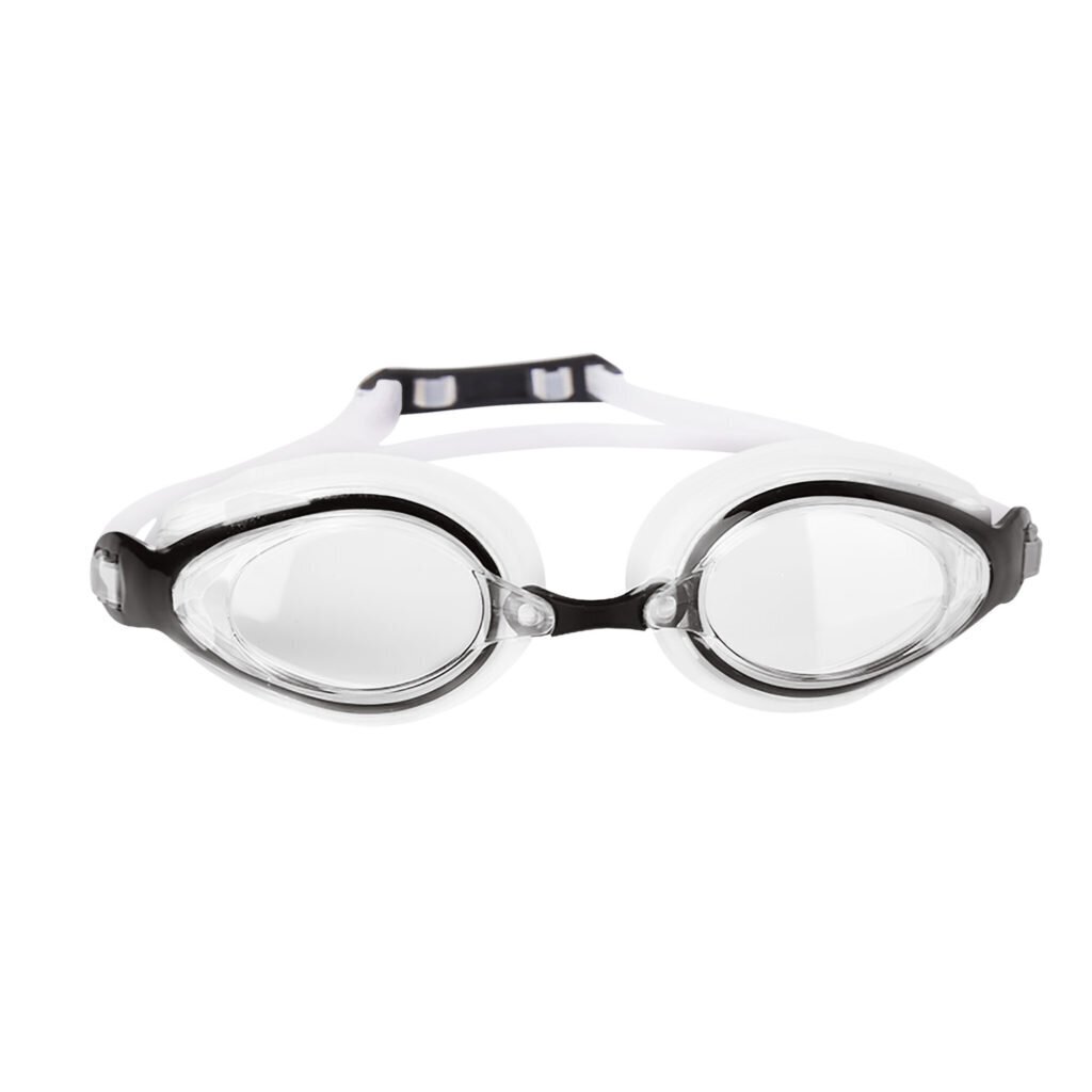 Plaukimo akiniai Spokey Kobra, juodi/balti kaina ir informacija | Plaukimo akiniai | pigu.lt