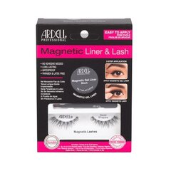 Ardell Magnetic Liner & Lash Demi Wispies - Gift set for false eyelashes 1.0ks Black цена и информация | Накладные ресницы, керлеры | pigu.lt