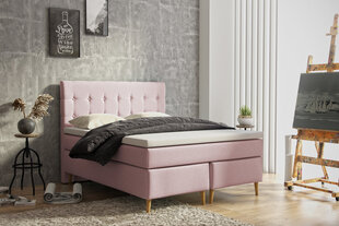 Кровать Selsey Juan 180x200 см, розовая цена и информация | Кровати | pigu.lt