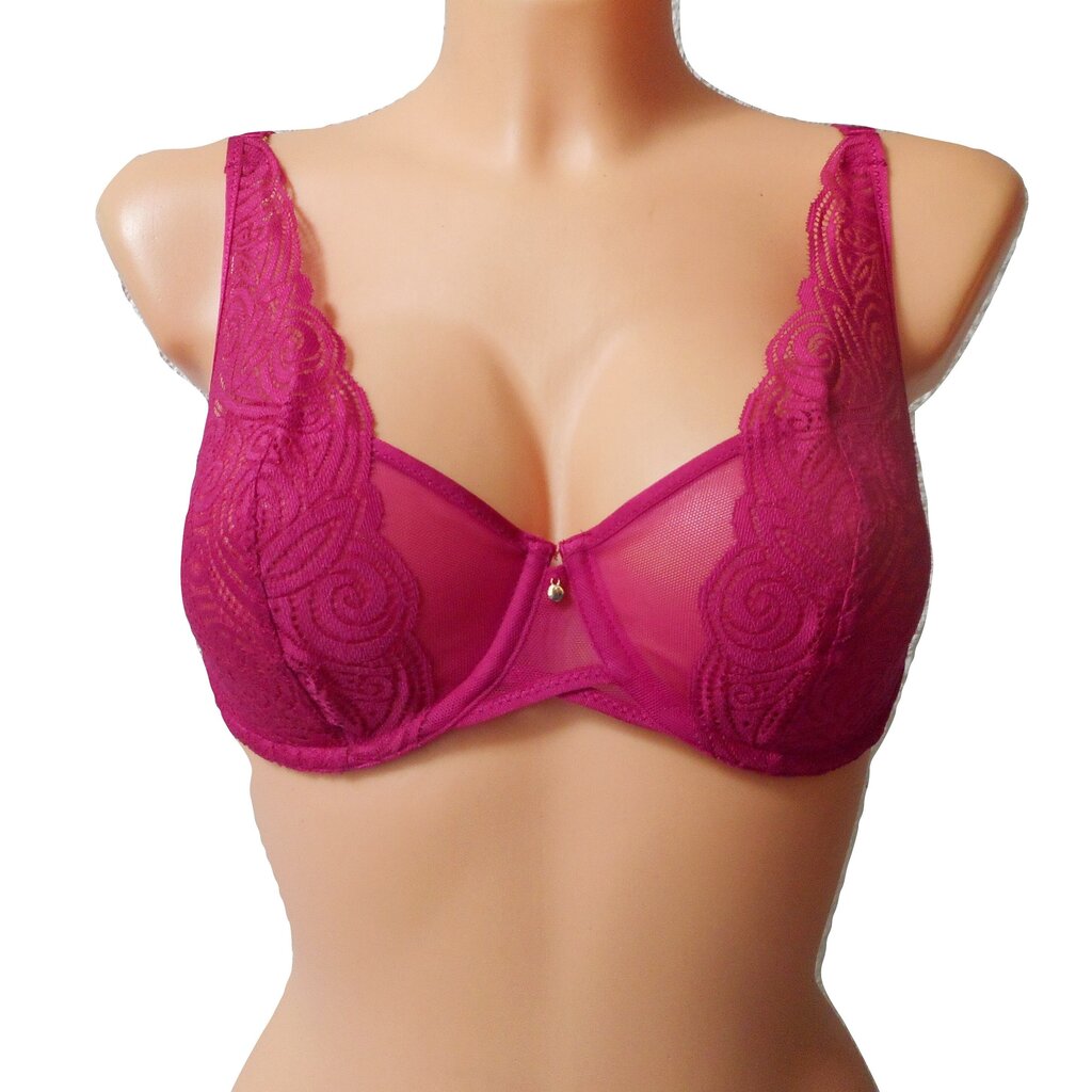 Liemenėlė Chantelle Pyramide Lace pink kaina ir informacija | Liemenėlės | pigu.lt