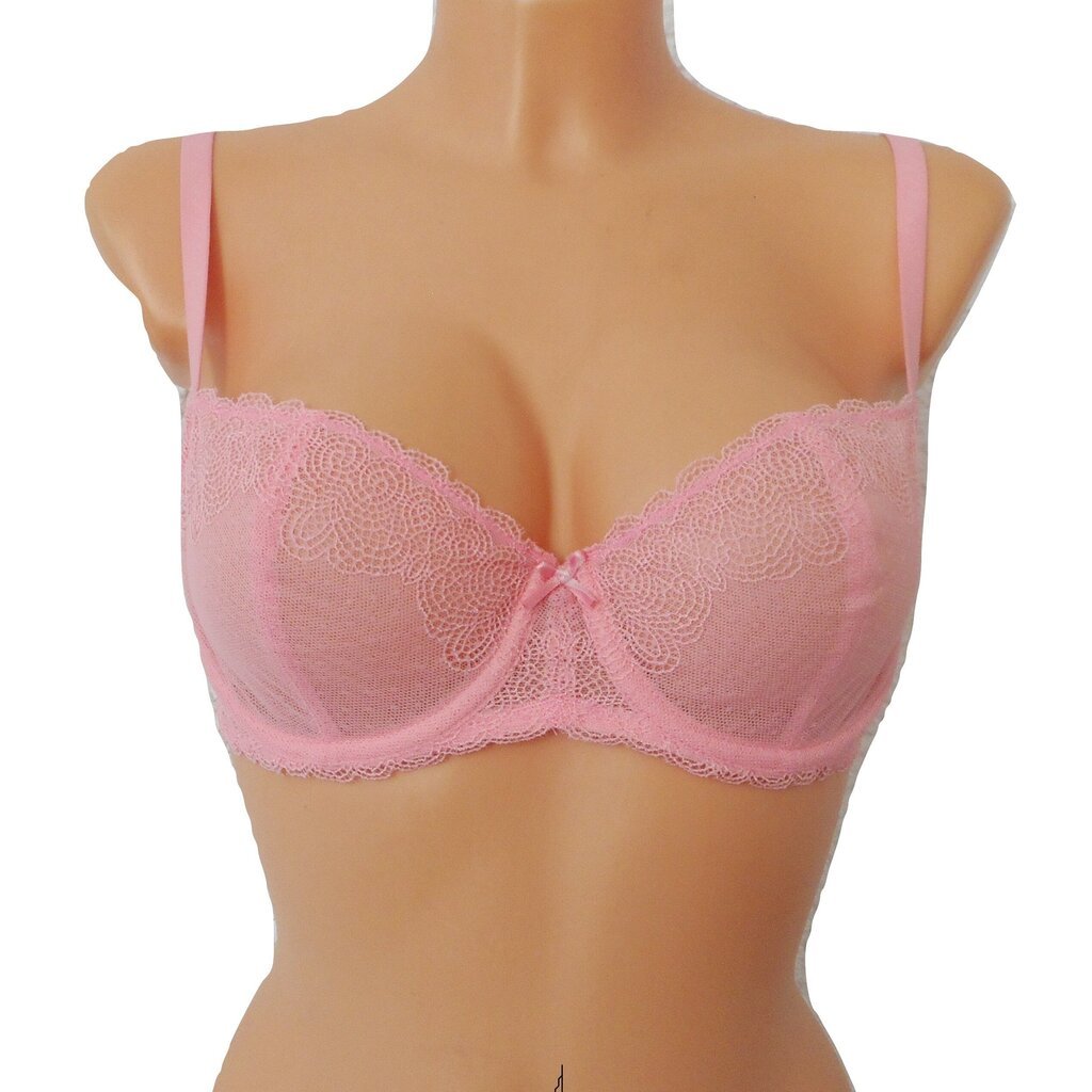 Liemenėlė Chantelle Le Marais Lace Demi pink kaina ir informacija | Liemenėlės | pigu.lt