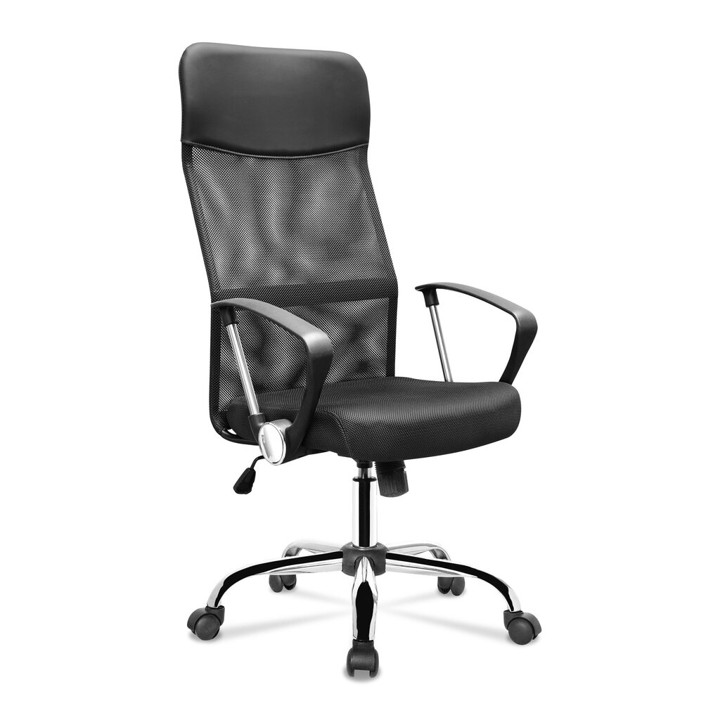 Biuro kėdė Lincoln, juoda/pilka цена и информация | Biuro kėdės | pigu.lt