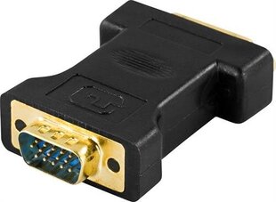Deltaco DVI-6, DVI-I/VGA цена и информация | Адаптеры, USB-разветвители | pigu.lt