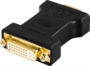Deltaco DVI-6, DVI-I/VGA kaina ir informacija | Adapteriai, USB šakotuvai | pigu.lt