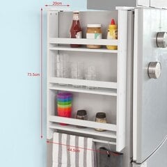 Шкафчик кухонный SoBuy FRG150-W, белый цена и информация | Кухонные шкафчики | pigu.lt