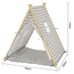 Детская палатка с ковриком SoBuy, OSS02-HG цена и информация | Детские игровые домики | pigu.lt