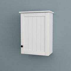 Подвесной шкаф для ванной комнаты SoBuy BZR19-W, белый цена и информация | Шкафчики для ванной | pigu.lt