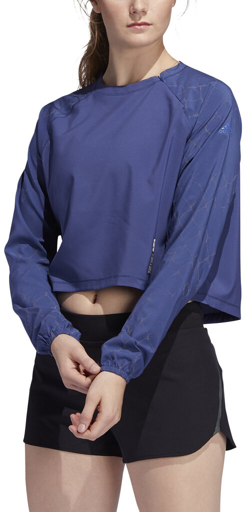 Džemperis moterims Adidas Adapt Jacket W Blue kaina ir informacija | Džemperiai moterims | pigu.lt