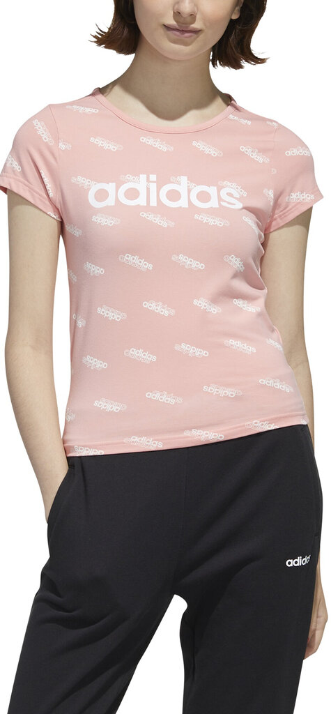 Adidas palaidinė W Fav T Pink kaina ir informacija | Sportinė apranga moterims | pigu.lt