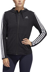 Džemperis moterims Adidas 3s Knt Fz Hoody Black kaina ir informacija | Adidas Drabužiai moterims | pigu.lt