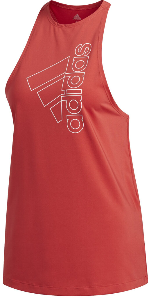 Adidas palaidinė Tech Bos Tank Red цена и информация | Sportinė apranga moterims | pigu.lt