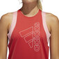 Adidas palaidinė Tech Bos Tank Red цена и информация | Sportinė apranga moterims | pigu.lt