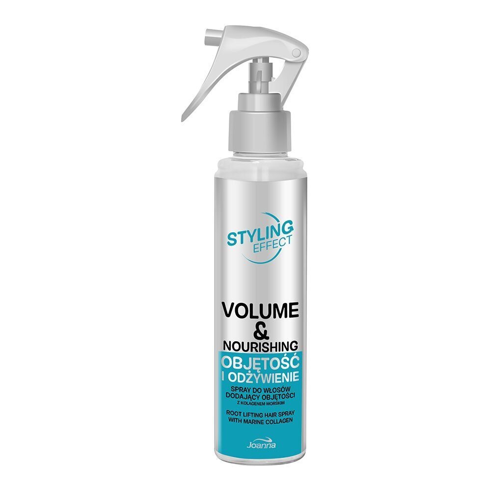 Plaukų purškiklis Joanna Styling Effect Volume & Nourish 150 ml цена и информация | Plaukų formavimo priemonės | pigu.lt