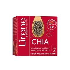 Dieninis/naktinis kremas nuo raukšlių LIRENE Superfood Chia, 50 ml kaina ir informacija | Veido kremai | pigu.lt