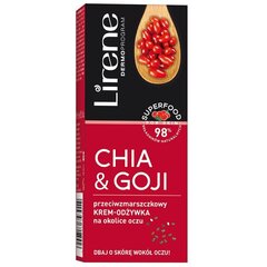 Atkuriamasis paakių kremas LIRENE Superfood Chia & Goji, 15 ml kaina ir informacija | Paakių kremai, serumai | pigu.lt