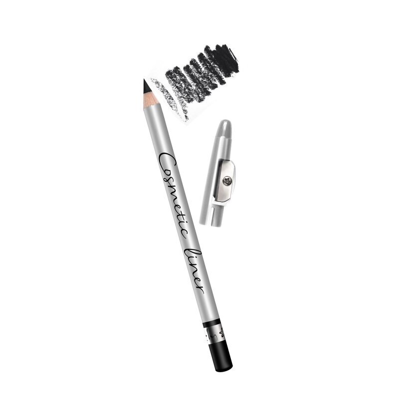 Akių pieštukas su drožtuku Lovely Cosmetic Liner 02 Black kaina ir informacija | Akių šešėliai, pieštukai, blakstienų tušai, serumai | pigu.lt