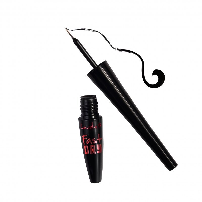 Akių pieštukas Lovely Fast Dry Eyeliner, juodas, 2 g цена и информация | Akių šešėliai, pieštukai, blakstienų tušai, serumai | pigu.lt