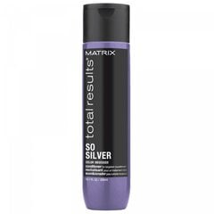 Drėkinamasis kondicionierius dažytiems plaukams Matrix Total Results So Silver Color Obsessed 300 ml kaina ir informacija | Balzamai, kondicionieriai | pigu.lt