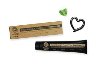 Balinanti pasta su aktyvuota anglimi Mohani Whitening Charcoal Toothpaste, 75ml kaina ir informacija | Dantų šepetėliai, pastos | pigu.lt