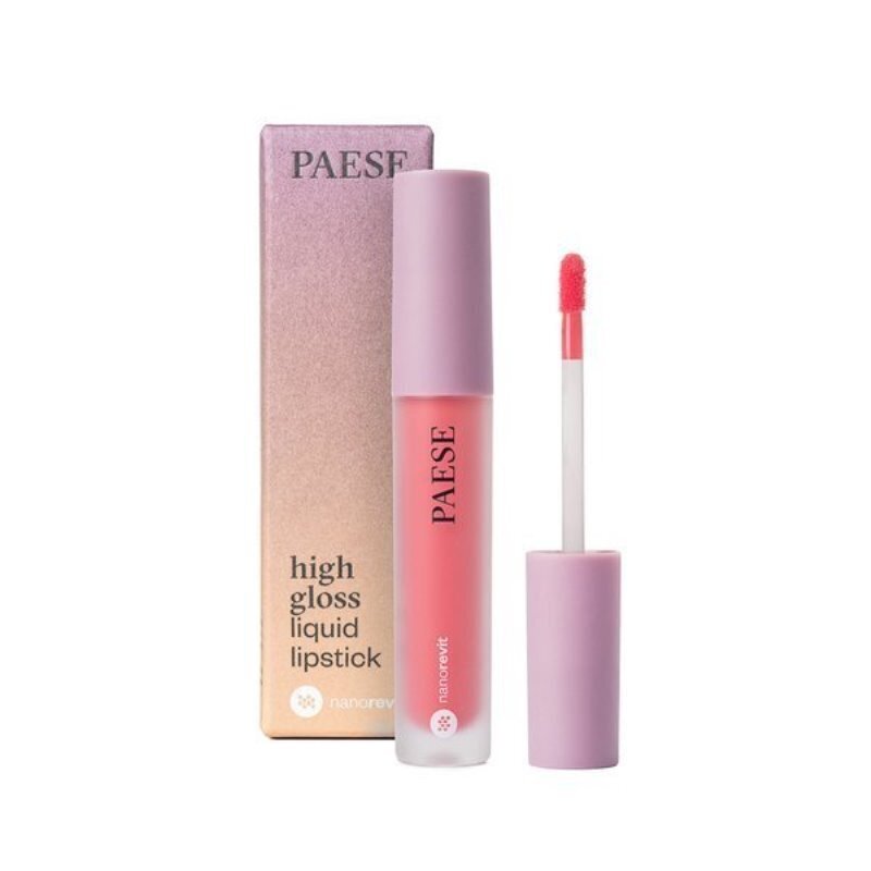 Skysti lūpų dažai Paese Nanorevit High Gloss 4.5 ml, 52 Coral Reef kaina ir informacija | Lūpų dažai, blizgiai, balzamai, vazelinai | pigu.lt