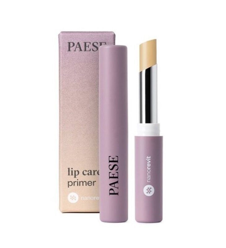 Lūpų balzamas-dažų pagrindas Paese Nanorevit Lip Care Primer 2.2 g, 41 Light Gold цена и информация | Lūpų dažai, blizgiai, balzamai, vazelinai | pigu.lt