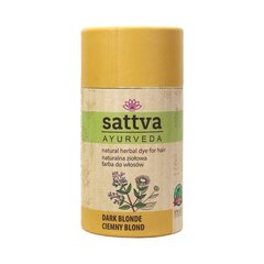 Растительная краска для волос темно-светлая Dark Blonde Sattva Ayurveda, 150 г цена и информация | Краска для волос | pigu.lt