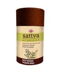 Краска для волос Sattva Ayurveda Deep Brown, 150 г цена и информация | Краска для волос | pigu.lt