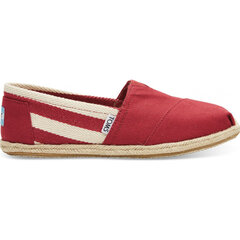 TOMS Stripe University Women's Classic Alpargata цена и информация | Женские туфли | pigu.lt