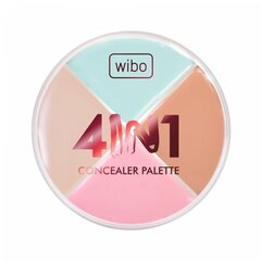 Veido trūkumus maskuojanti paletė Wibo 4in1 Concealer Palette, 14 g kaina ir informacija | Makiažo pagrindai, pudros | pigu.lt
