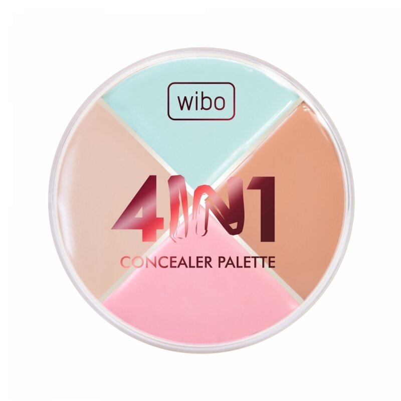 Veido trūkumus maskuojanti paletė Wibo 4in1 Concealer Palette, 14 g цена и информация | Makiažo pagrindai, pudros | pigu.lt