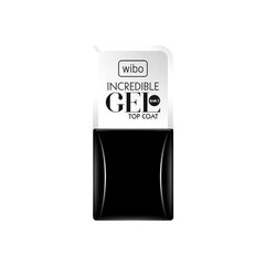 Gelinio nagų lako viršutinis sluoksnis Wibo Incredible, 8,5 ml цена и информация | Лаки, укрепители для ногтей | pigu.lt