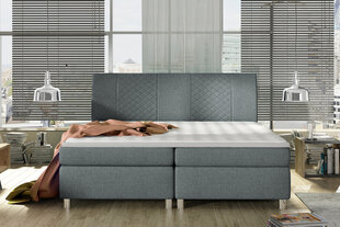 Кровать Selsey Pelton 180x200 см, серый цена и информация | Кровати | pigu.lt