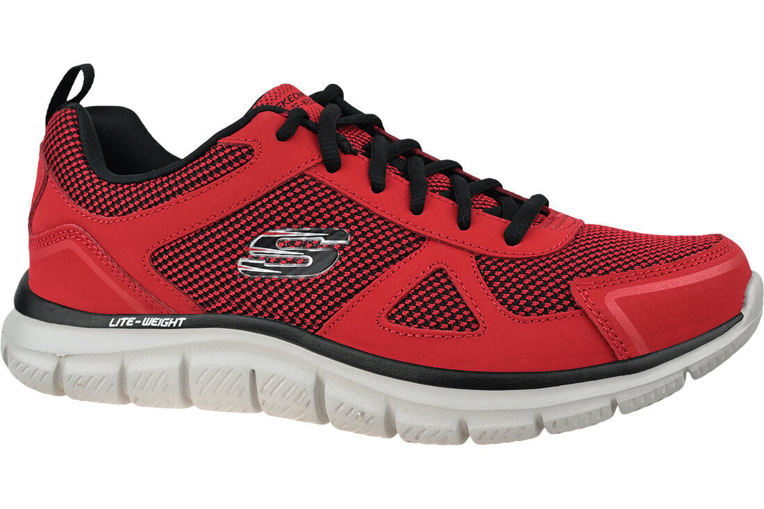 Kedai vyrams Skechers Track-Bucolo, raudoni kaina ir informacija | Kedai vyrams | pigu.lt