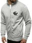 Šviesiai pilkas vyriškas džemperis "Silon" su vyčiu цена и информация | Džemperiai vyrams | pigu.lt
