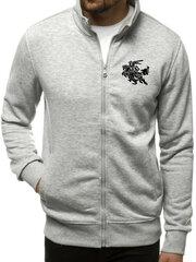 Šviesiai pilkas vyriškas džemperis "Silon" su vyčiu цена и информация | Мужские толстовки | pigu.lt