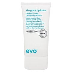 Drėkinamoji kaukė evo the great hydrator, 140ml kaina ir informacija | Priemonės plaukų stiprinimui | pigu.lt