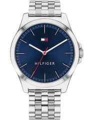 Tommy Hilfiger мужские часы Barclay 1791713, цвет серебра цена и информация | Мужские часы | pigu.lt