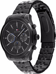 Tommy Hilfiger vyriškas laikrodis, juodas kaina ir informacija | Vyriški laikrodžiai | pigu.lt