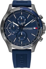 Tommy Hilfiger vyriškas laikrodis Bank 1791721, mėlynas kaina ir informacija | Vyriški laikrodžiai | pigu.lt