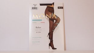 Moteriškos pėdkelnės MONA Relax 40 Nero kaina ir informacija | Pėdkelnės | pigu.lt