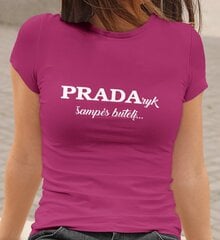 Moteriški marškinėliai „Pradaryk šampės butelį“, rožiniai kaina ir informacija | Originalūs marškinėliai | pigu.lt