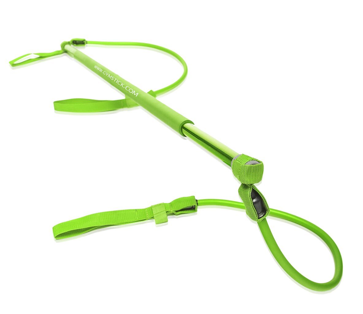 Gimnastikos lazda Gymstick Aqua, lengvas pasipriešinimo lygis, žalia цена и информация | Gimnastikos lankai ir lazdos | pigu.lt