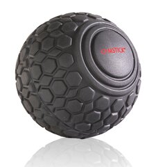 Миофасциальный мячик 12 см Gymstick, черный цена и информация | Аксессуары для массажа | pigu.lt