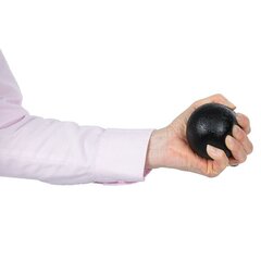 Masažinis kamuoliukas Gymstick 6 cm, juodas kaina ir informacija | Masažo reikmenys | pigu.lt