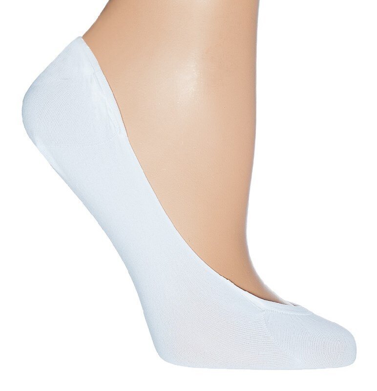 Kojinės, baltos цена и информация | Moteriškos kojinės | pigu.lt