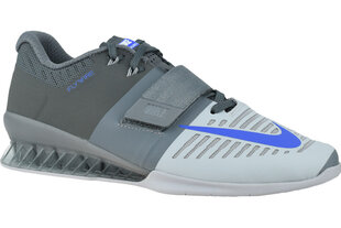 Nike vyriški sportiniai batai Romaleos 3 Weightlifting 852933-001, pilki kaina ir informacija | Kedai vyrams | pigu.lt