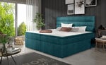 Кровать NORE Softy 140x200 см, голубая