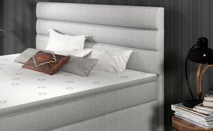 Кровать NORE Softy 140x200 см, светло-кремовая цена и информация | Кровати | pigu.lt