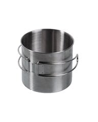 Nerūdijančio plieno puodelis Mil-Tec, 800 ml цена и информация | Котелки, туристическая посуда и приборы | pigu.lt